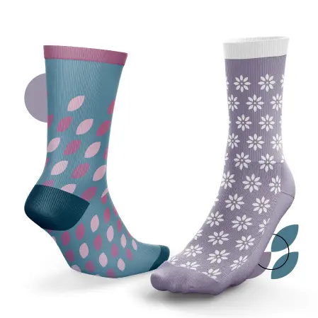 Reklamní ponožky na míru - Vytkávané - sloupec 1